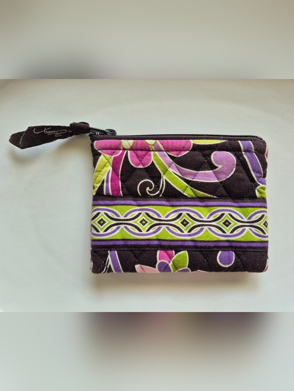 Vera Bradley Purple Punch WITH Matching Wallet (2009) - Picture 7 of 9